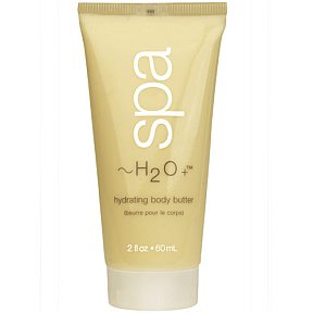 H2O+ Hydrating Body Butter BC2-0374301-8200 - 2 fl oz body butter in travel size plastic tube. A super intensive moisture cream for the ultimate hydration of dry, depleted skin.