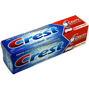 Crest Cavity Protection Toothpaste C01-0114101-4100 - 0.85 oz travel size toothpaste tube. Fluoride toothpaste.
