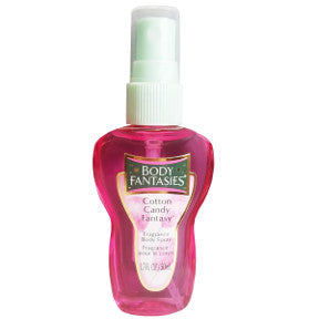 Parfumes de Coeur Body Fantasies fragrance body spray - cotton candy C02-0263701-8200 - 1.7 oz travel size plastic pump bottle. Body fragrance.