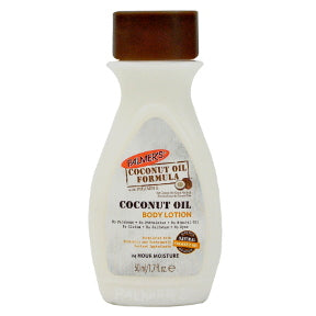 Palmer's® Coconut Oil Body Lotion C02-0323605-8300-1.7 fl oz. bottle. 24 hr moisture.