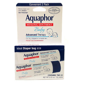 Aquaphor® Baby Healing Ointment To-Go Pack C02-0359802-8200-Two (2) 0.35 oz. tubes of healing ointment for baby.