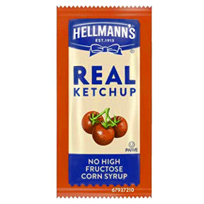 Hellmann's® Tomato Ketchup Packet F01-0100900-1100-9 gram packet. Individual serving size.
