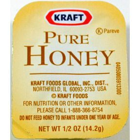 Kraft Pure Honey Cup F01-0500301-2100 - Pure Honey .5 oz cup