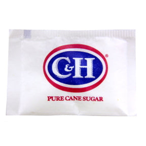 C&H Sugar F08-0106700-1100 - 1/10 oz travel size pure cane sugar in individual size packet. A convenient travel size for on the go.