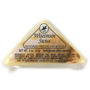 Northwoods Cheese Wisconsin Swiss Triangle, F12-0271106-7200