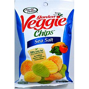 Sensible Portions Garden Veggie Chips - Sea Salt F40-4784326-8200 - 1 oz sealed bag.