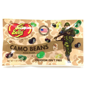 Jelly Belly® Camo Jelly Beans F51-4546005-1200 - 1 oz. bag Camo jelly beans.
