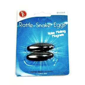 Singing Rattlesnake Eggs - 2 pack G01-0172501-8000-2 pc. Noise making magnets. Oval Shape.