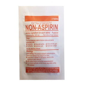 Medi-First Extra Strength Non-Aspirin P01-0127402-1000 - 2 tablets in sealed packet.
