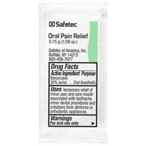 Safetec Oral Pain Relief P01-0625901-1000