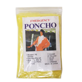Generic Emergency Poncho - Yellow S01-0409902-9000