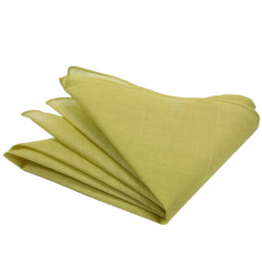 Generic Beige Bandana S01-0409904-9100-Polyester solid colored bandana.