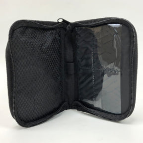 Bag, Folding with Zipper, 4.5" x 6" - Black, S04-0337716-9000