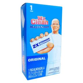 Mr. Clean® MagicEraser Original S05-0186301-9000-1 MagicEraser Pad in a box.