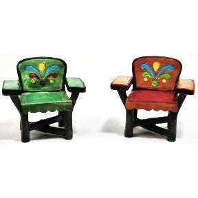 Polystone Mini Lakeside Chairs (2 pc set) U03-0401232-0192-2 piece set of miniature lakeside chairs.