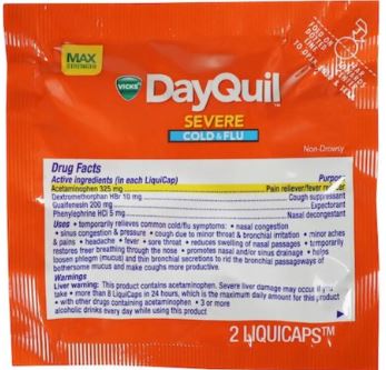 Vicks® DayQuil® Severe Cold & Flu - Multi-Symptom Relief