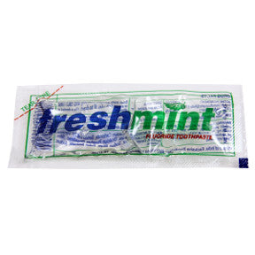 Freshmint Toothpaste (packet) C01-0114301-1100 - 0.28 oz travel size toothpaste packet.
