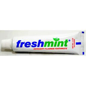 Freshmint® Toothpaste 1.5 oz unboxed C01-0114301-8100-1.5 oz. travel size anticavity fluoride toothpaste in a tube.