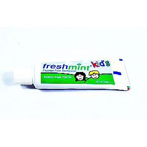 Freshmint® kids - Fluoride Free Toothpaste - Bubble Gum Flavor C01-0114308-8100-0.85 oz. tube of Fluoride Free, Bubble Gum Flavor, Toothpaste for Kids.
