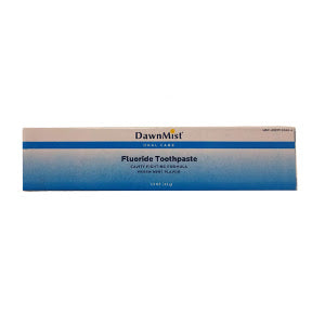 DawnMist Toothpaste 1.5 oz Boxed C01-0117501-8200 - 1.5 oz anticavity fluoride toothpaste in travel size tube. Fresh minty taste.