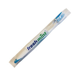 Freshmint Adult Rubber Handle Toothbrush, C01-0414300-0000