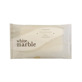 Dial® White Marble Deodorant Bar Soap C02-0114001-8200-13 gram travel size bar.