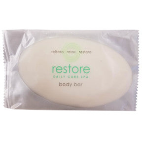 Dial® Restore Daily Care Spa Body Bar C02-0114020-8200-1.25 oz. individually wrapped body bar.