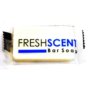 Freshscent Bar Soap 3/4 C02-0114302-8200-0.5 oz bar of soap. Individually packaged.