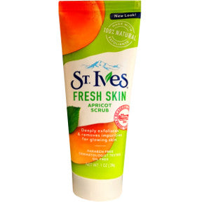 St. Ives Apricot Scrub C02-0120501-8100 - 1 oz body and facial exfoliating scrub in plastic tube. Oil free. For all skin types.
