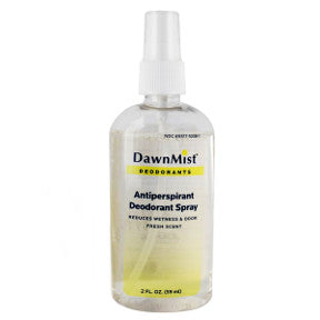 DawnMist Antiperspirant Deodorant spray pump C02-0217505-8200 - 2 fl oz antiperspirant deodorant spray pump bottle. Clean fresh scent. Fights wetness and odor.