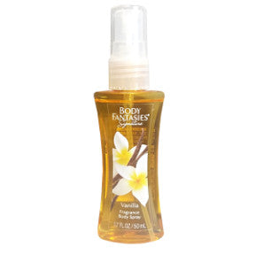 Parfums de Coeur® Body Fantasies® Signature Vanilla Body Spray C02-0263702-8200-1.7 oz plastic spray bottle.
