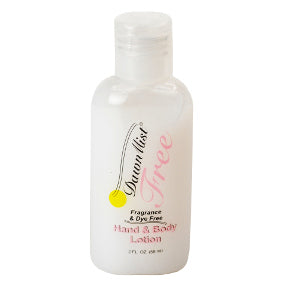 DawnMist Hand and Body Lotion C02-0317501-8200 - 2 fl oz hand and body lotion in travel size plastic bottle. Fragrance & dye free.