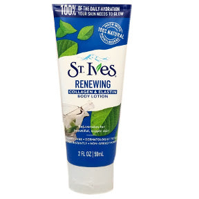 St. Ives Skin Renewing Body Lotion C02-0320508-8300 - 2 oz travel size tube.