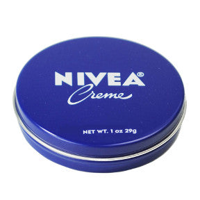 Nivea crème 1 oz tin C02-0356301-9100 - 1 oz skin moisturizer crème in tin.