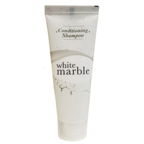 Breck White Marble Conditioning Shampoo with Aloe Vera C03-0114401-8200 - 0.75 oz travel size conditioning shampoo in plastic bottle. With aloe vera. A Dial® Amenity Collection.