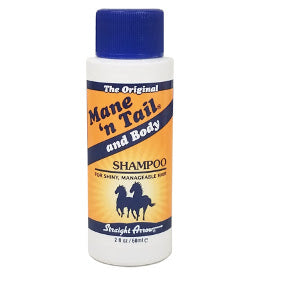 Mane 'n Tail and Body - Shampoo C03-0155201-8200 - 2 fl oz travel size shampoo in plastic bottle. For shiny, manageable hair.