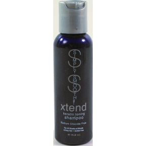 Simply Smooth Xtend Keratin Toning Shampoo C03-0178402-8200.2 fl oz in plastic bottle.