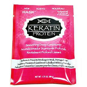 Hask® Keratin Protein Smoothing Deep Conditioner Packet C03-0277501-1100-1.75 oz. packet Keratin Protein.