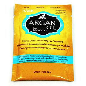 Hask® Argan Oil Intense Deep Conditioner Packet C03-0277502-1100-1.75 oz. Argan Oil Intense Deep Conditioning Hair Treatment.
