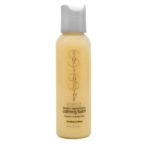 Simply Smooth Xtend Keratin Replenishing Calming Balm C03-0578411-8200.2 fl oz in plastic bottle.