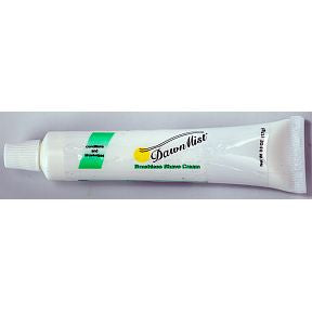 DawnMist Brushless Shave Cream - Tube C04-0117501-6100 - 0.6 oz shave cream in travel size plastic tube.