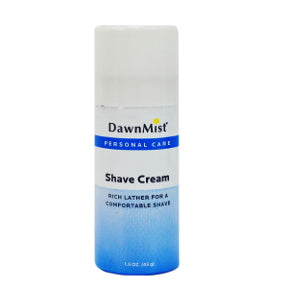 DawnMist Shave Cream - Aerosol C04-0117501-8000 - 1.5 oz shaving cream in travel size aerosol can.