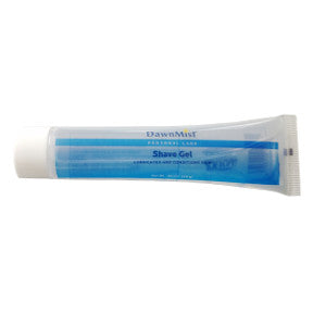 DawnMist Clear Shave Gel, .85 oz C04-0117502-6100 - 0.85 oz shave gel in travel size plastic tube.