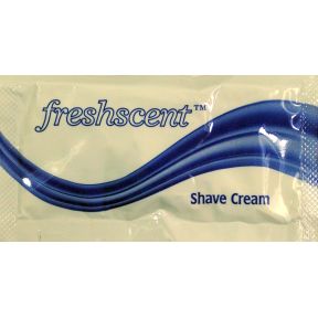 Freshscent Shave Cream (packet) C04-0123401-1100 - 0.25 oz travel size shave cream in individually sealed packet.