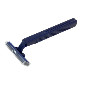Generic Twin Blade Razor (not bagged) C04-0259901-8100 - 1 travel size twin blade disposable razor for shaving. Protective cap over razor.