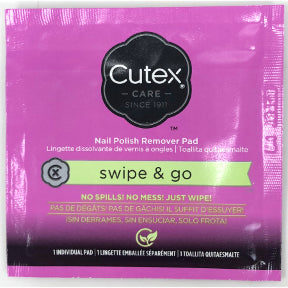 Cutex® Swipe & Go Nail Polish Remover Pad, C05-0132111-1200