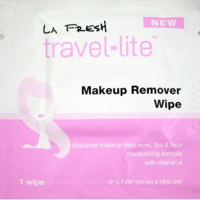 LA Fresh Makeup Remover Wipe C05-0216801-8100 - 1 travel size makeup remover wipe in sealed packet