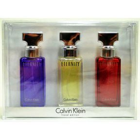 ETERNITY® by Calvin Klein - Travel Edition C11-0166800-8403-Travel Edition set of 3 eau de parfum sprays.