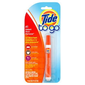 Tide To Go Instant Stain Remover D01-0412101-8100 - 1 travel size stain remover pen. 10 ml (0.338 fl oz).