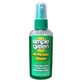 simple green All-purpose Cleaner D04-0162301-8200 - 2 fl oz travel size plastic pump spray bottle. Non toxic, biodegradable all-purpose cleaner. Concentrated.